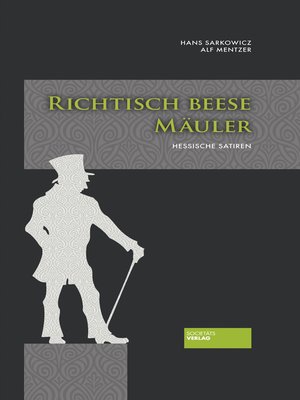 cover image of Richtisch beese Mäuler
